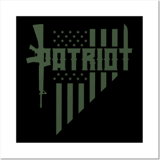 Patriot Ar15 Shirt Posters and Art